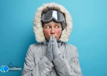 سیاه شدن پوست در سرما